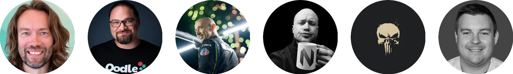 DHH, Ryan Hughes, Tobi Lütke, Bjarne Øverli, HANCORE a Spencer Bull